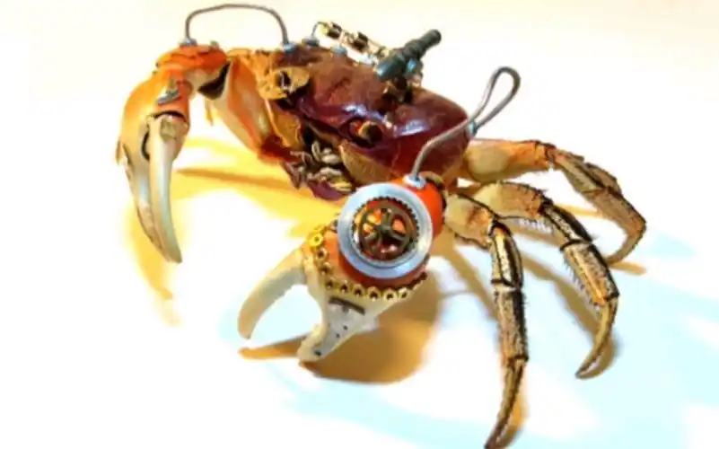 图氏蟹进化赛博朋克机甲蟹