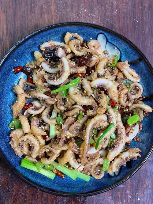 二人食和胖胖的晚餐干煸鱿鱼须好吃下饭