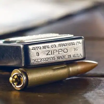 美国原装zippo打火机1941复刻底刻正版煤油火机刻字zippo