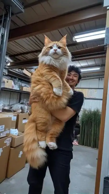 猫中巨无霸,特点是大,巨大,超级大,是世界上最大的猫咪品种之一