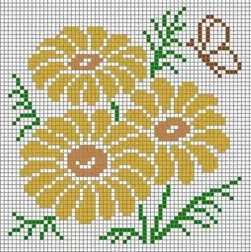 45款十字绣花朵图样太实用了花型都超美新手收藏练习