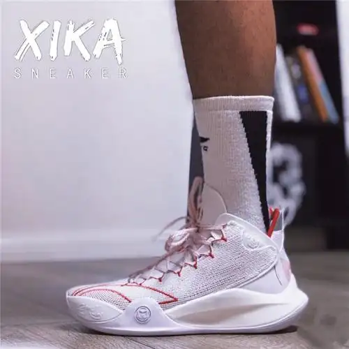 李宁cj1麦科勒姆一代签名比赛鞋abar01942科技高帮减震篮球鞋