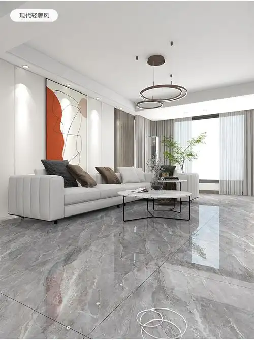 轻奢金丝釉连纹通体大理石瓷砖800x800客厅地砖卫生间厨房地板砖j811