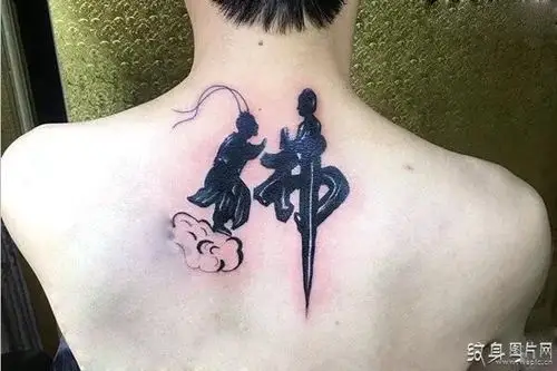 佛字纹身图案欣赏个性演绎宗教文化