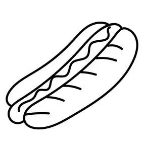 热狗图标图片
