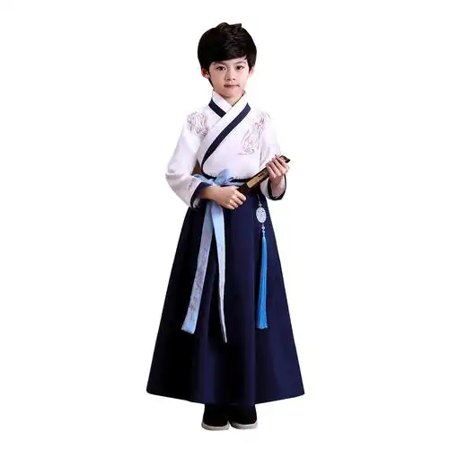 男童汉服中国风儿童古装唐装少爷服小男孩超仙古风套装春秋演出服