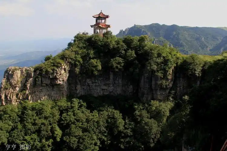 平顺县金灯寺 小西天山水风景