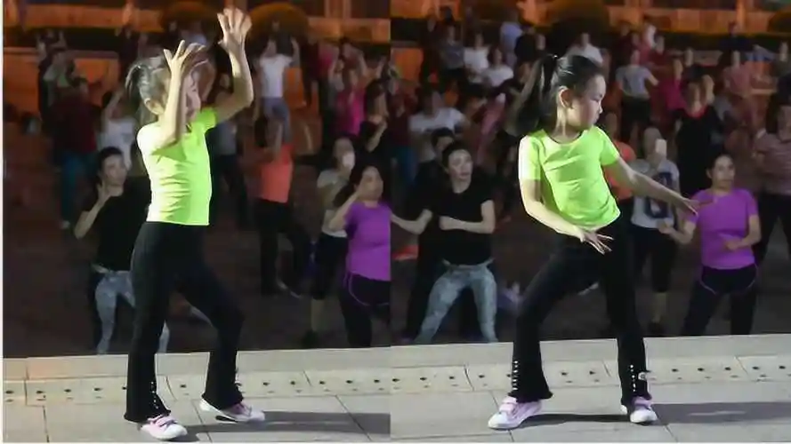 重庆7岁小女孩做广场舞领舞两年每天带上百人一起嗨