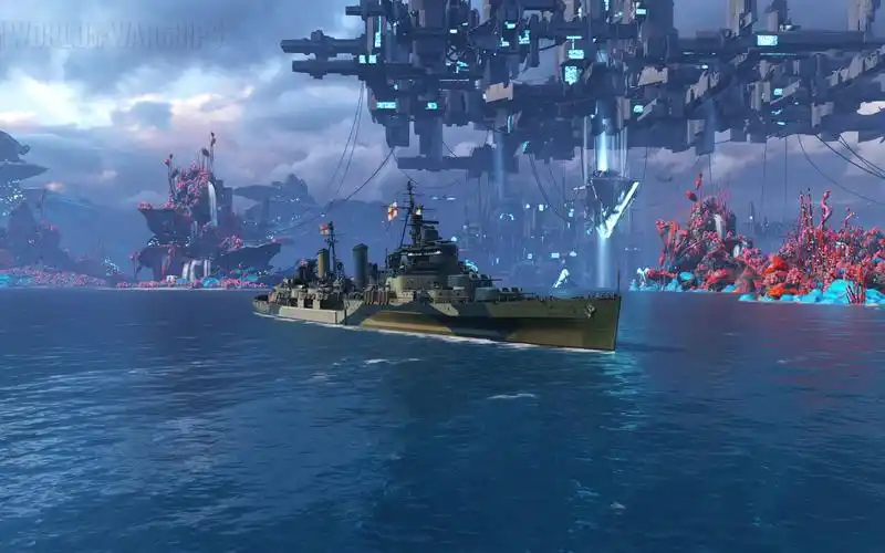 战舰世界美服0910贝尔法斯特变年轻了1943版可惜变菜了呀