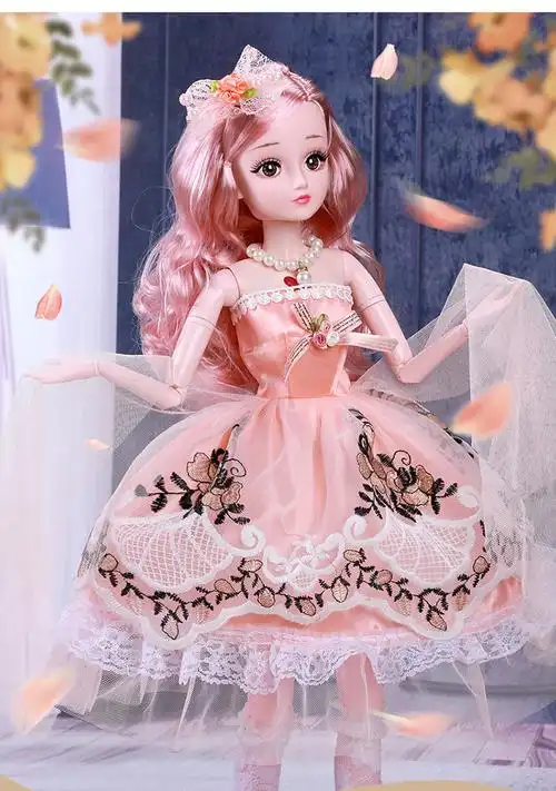 会说话60厘米芭比娃娃超大号女孩儿童玩具换装洋娃娃公主生日礼物蒂娜