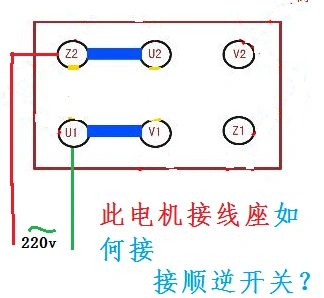lap-15/2如何接线单相双电容电机?(如图)
