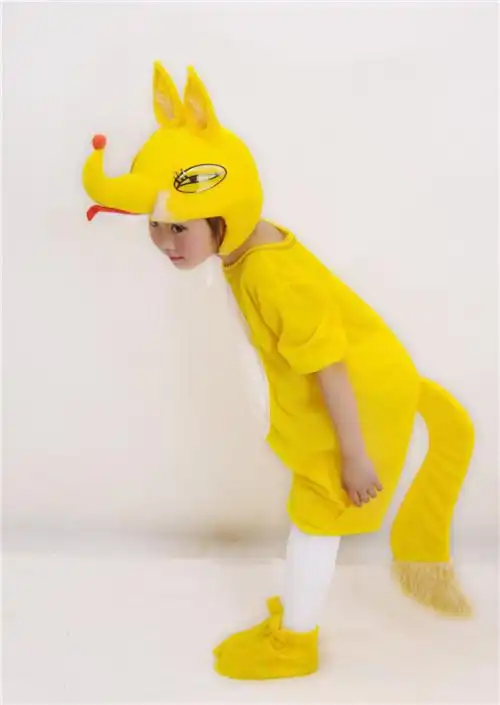 迪士尼disney新款六一节儿童演出服小狐狸卡通动物服幼儿狐狸表演服