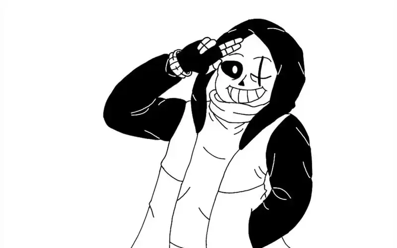 摸鱼画一个epic!sans(大队长)