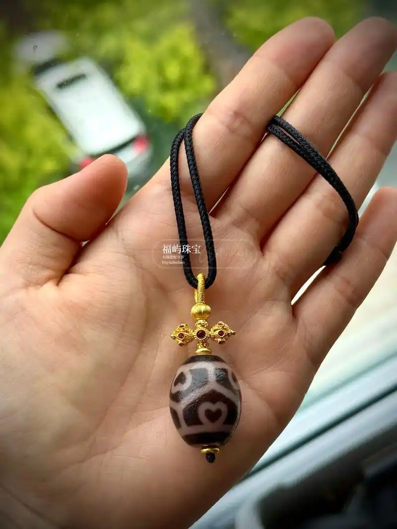 『今日分享』 鹅蛋款天珠达洛竖串分享