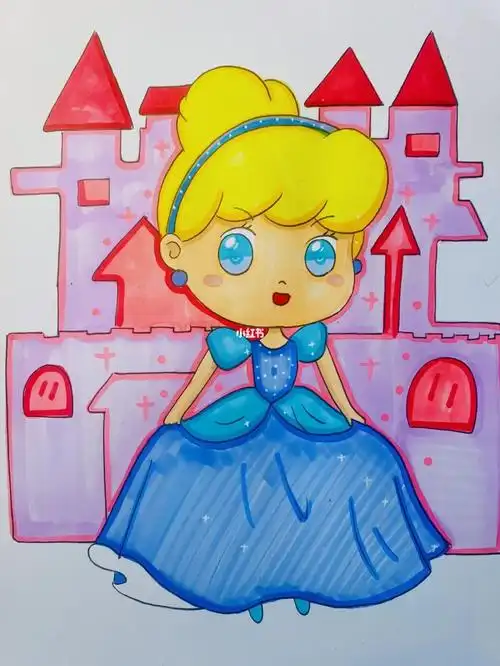儿童画  #动漫  #灰姑娘  #公主