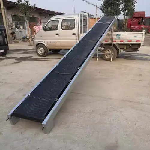轻便型装车输送机小型折叠式皮带输送机