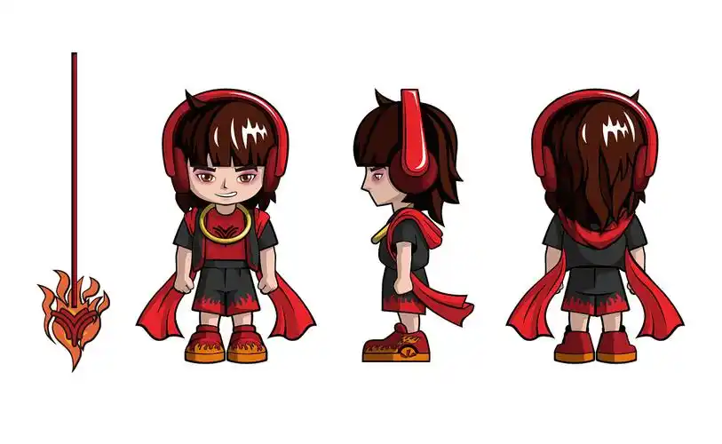 卖耽儿插画作品-哪吒汽车ip人物设计|平面|ip形象|卖耽儿 - 原创作品