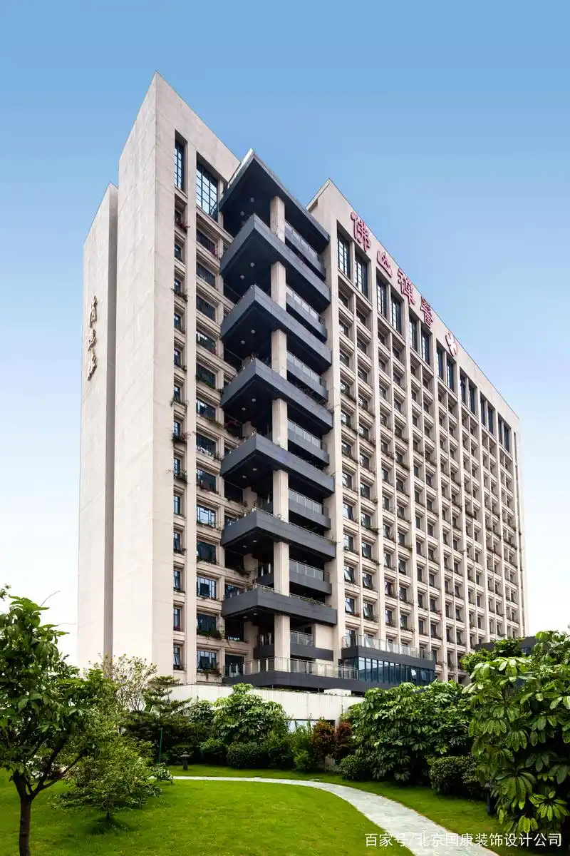 佛山市禅城区中心医院医疗大楼医院设计装修效果图