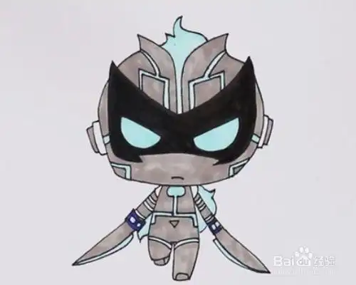 伽罗的简笔画怎么画-百度经验