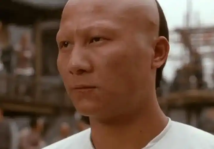 寺少林豪侠传,他在里面经常饰演一个会功夫的光头反派角色而被人熟知