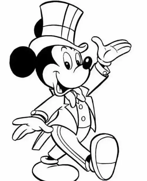 简笔画|迪斯尼经典动画之米奇,米老鼠最简单的画法,为宝宝收藏