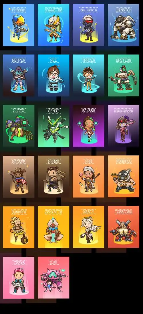 守望先锋-像素大合集