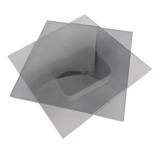 3-12mm欧洲灰色钢化玻璃定制加工本体着色圆形异形方形欧洲灰玻璃