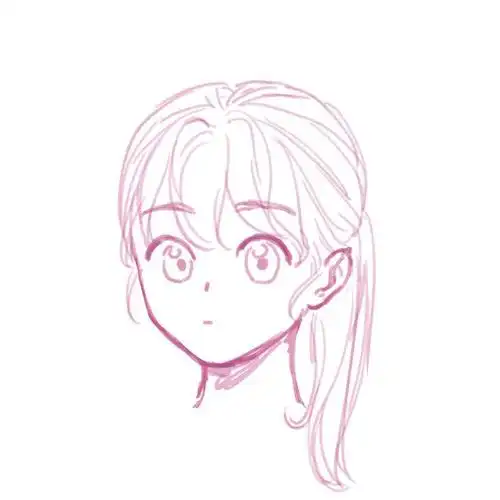 教你各种动漫头发画法!|刘海|马尾辫|插画_网易订阅