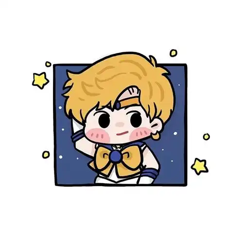 微信超流行的美少女战士q版卡通可爱头像