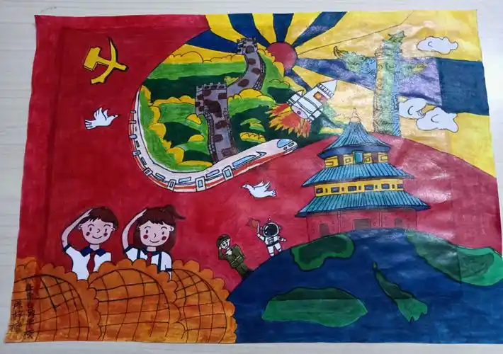 线上展览准备好了吗红色画笔绘党史主题绘画作品线上展览太精彩了