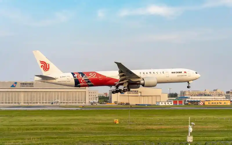 【波音777】中法建交号!国航77w降临沈阳桃仙