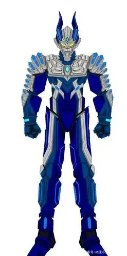 新生代五个蓝色奥特曼变为机甲形态,捷德和风马奥特曼的造型很帅