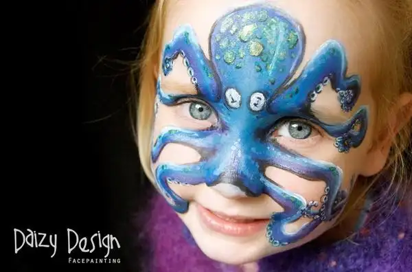 christylewis可爱精致的面部彩绘艺术