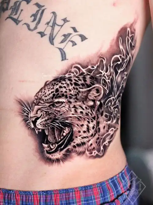 豹子纹身图案大全_小红书