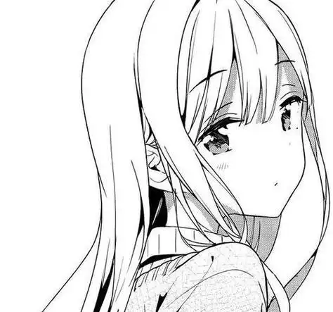 清纯女生动漫简笔画