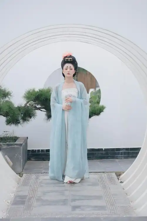 徽外大袖复原齐胸高腰汉服唐制唐代诃子卿颜汉服