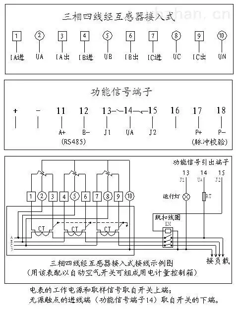 三相ic卡预付费电能表