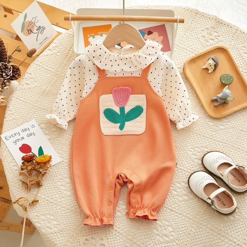 婴儿春秋装可爱超萌包屁衣春秋长袖公主哈衣新生儿连体衣长裤爬服