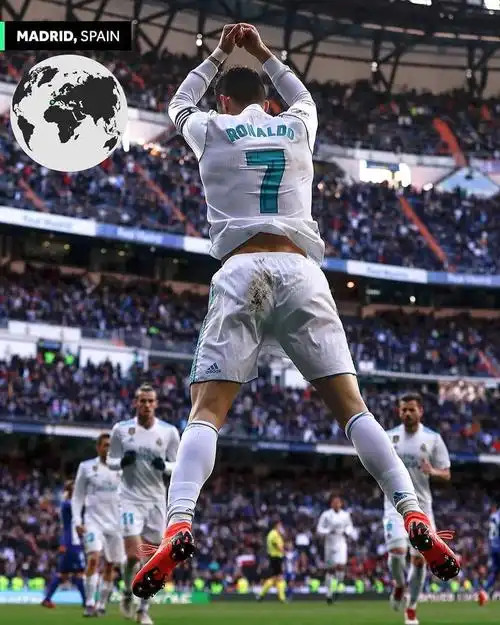 c罗在全世界留下的经典庆祝动作)