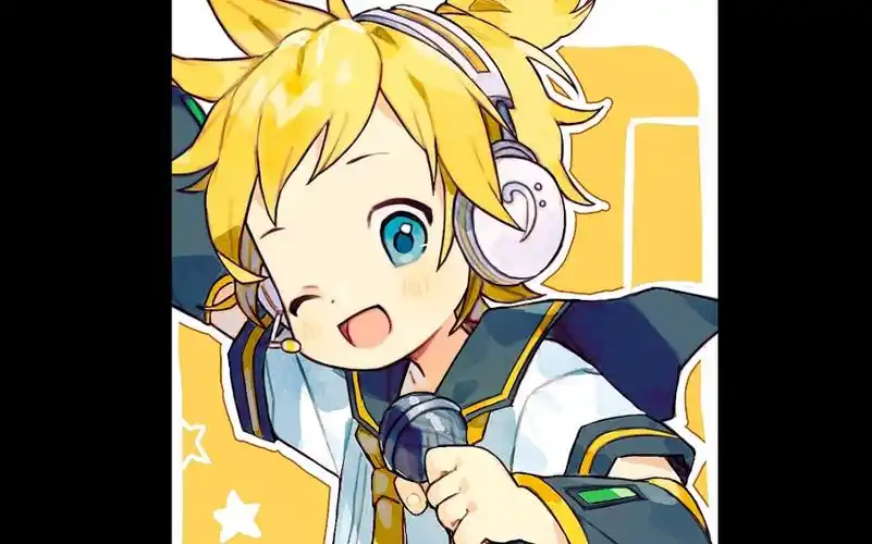 日本 镜音连 虚拟歌手 画师 brush 刷子