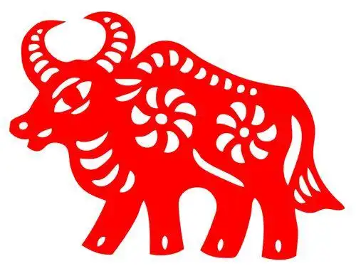剪纸ai矢量图中国传统艺术窗花贴纸新年春节素材生肖1-a63老虎动物