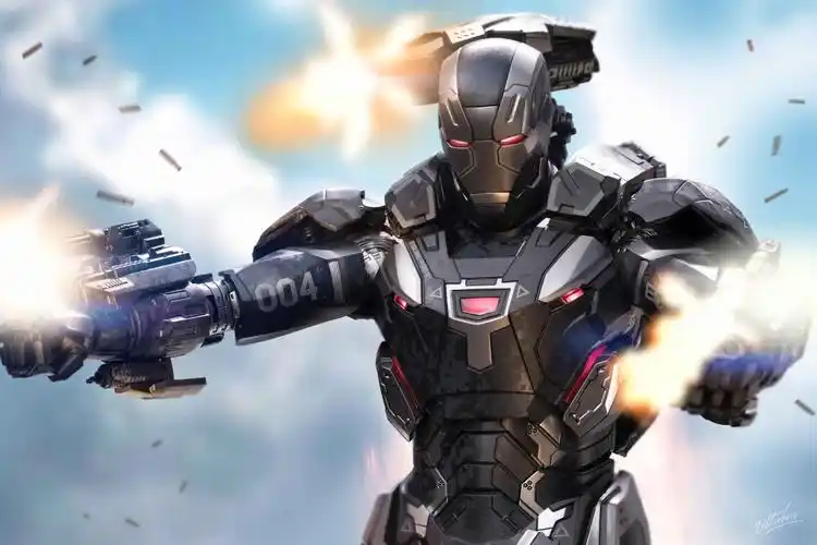 《复仇者联盟3: 无限战争》战争机器1:6比例珍藏人偶实物图