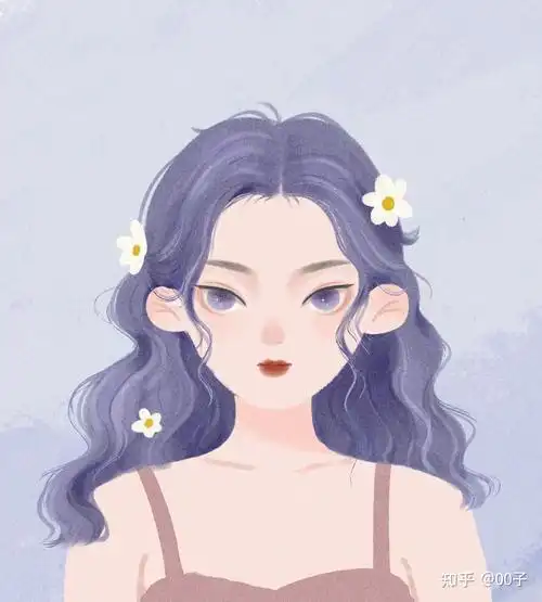 插画头发教程分享