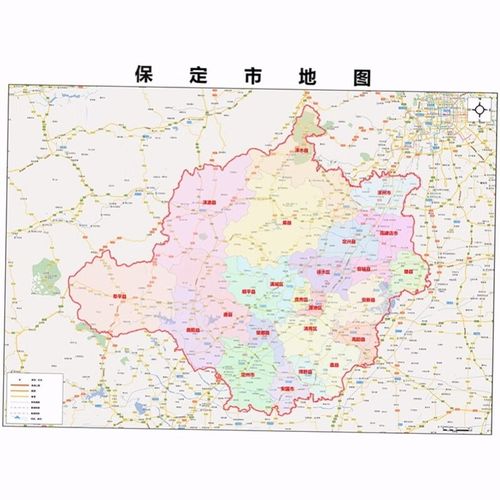 2024新款保定市地图贴图 办公室挂图 高清防水墙壁装饰画定制地图