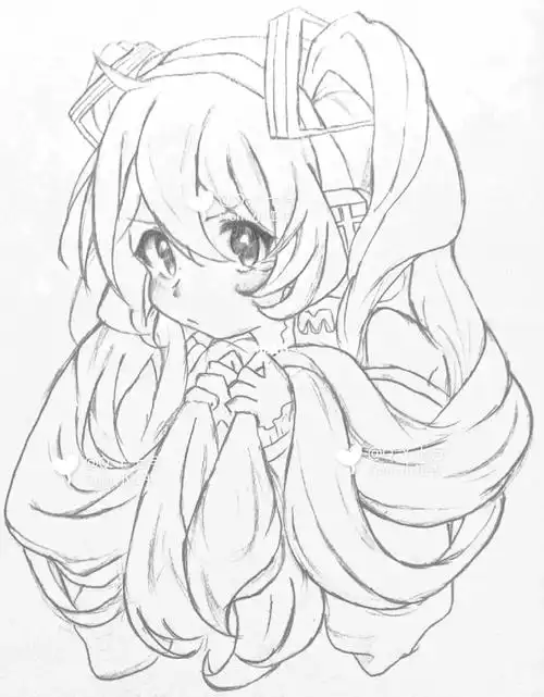 以前画的初音未来