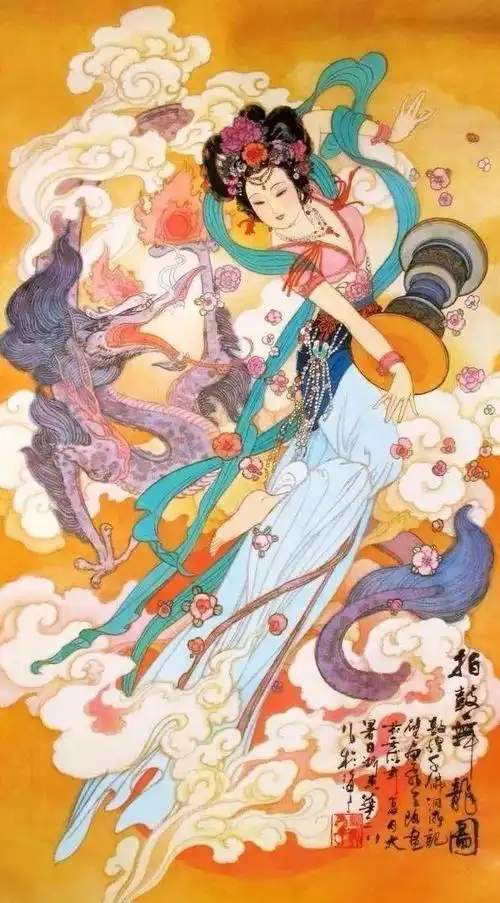 画家华三川仕女图欣赏