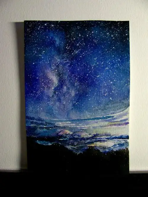 怎么手绘银河系