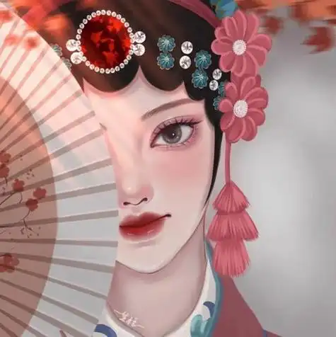 京剧唯美情侣头像