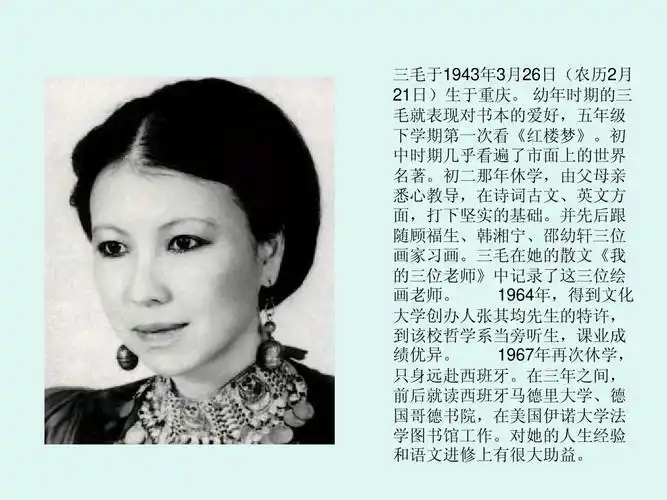 撒哈拉的故事交流会(2)ppt