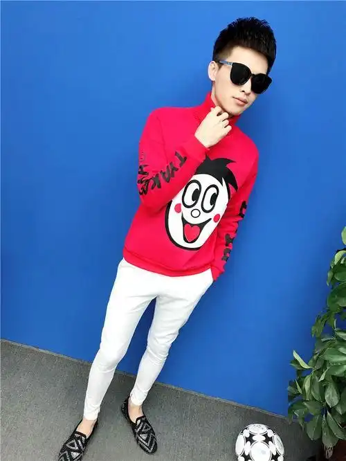 精神小伙图片旺仔搞笑图